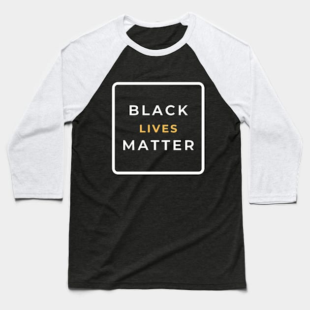 Black Lives Matter Baseball T-Shirt by amramna